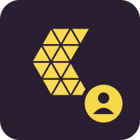 SafeSuite User icon: Cynoss mark with a user badge